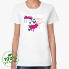 Женская футболка органик