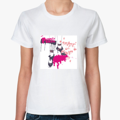 Классическая футболка с принтом Punk STATE!