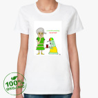 Женская футболка органик