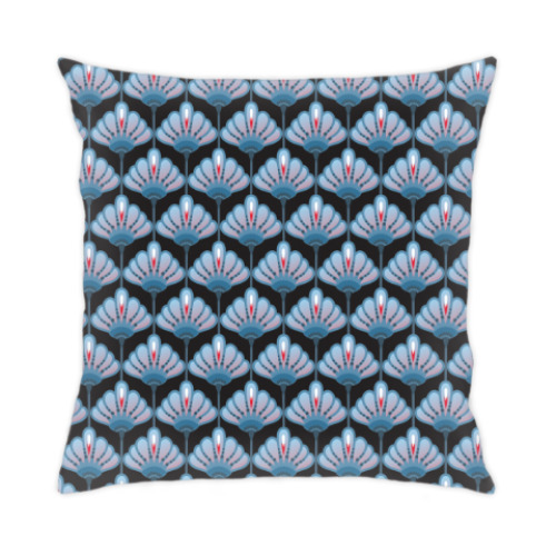 Подушка с принтом Красивые цветы