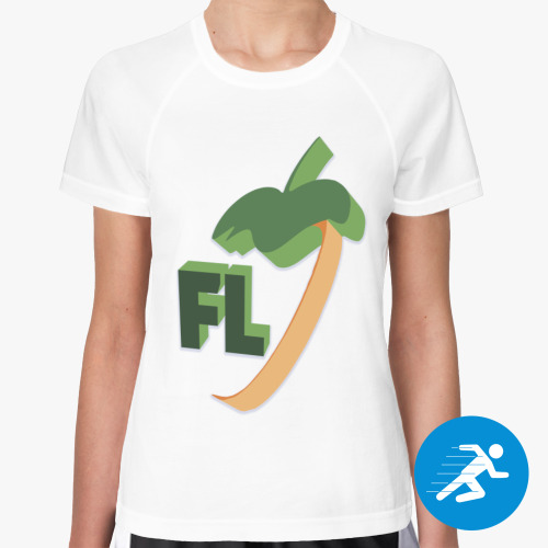 Женская спортивная футболка с принтом FL Studio