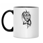 Кружка двухцветная