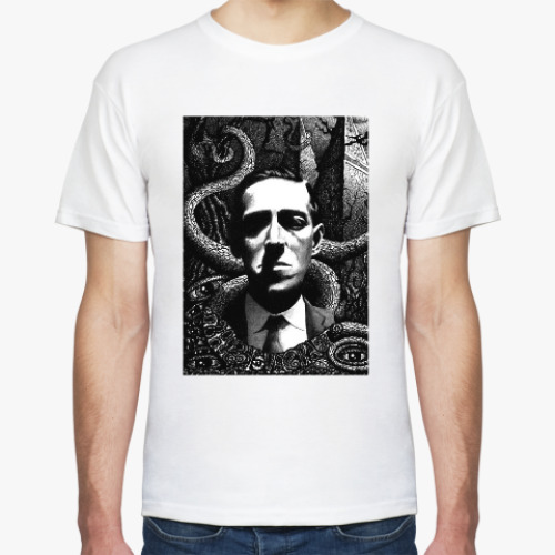 Футболка с принтом Говард Филлипс Лавкрафт