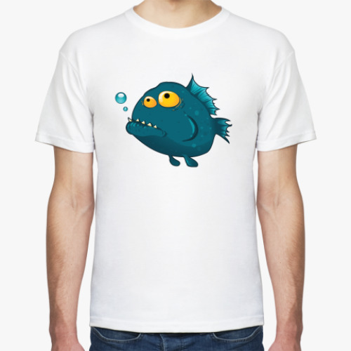 Футболка с принтом Fishsh