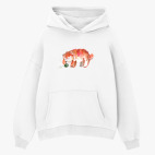 Толстовка худи оверсайз