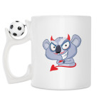 Кружка с футбольным мячиком