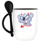 Кружка с ложкой