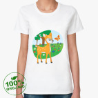 Женская футболка органик