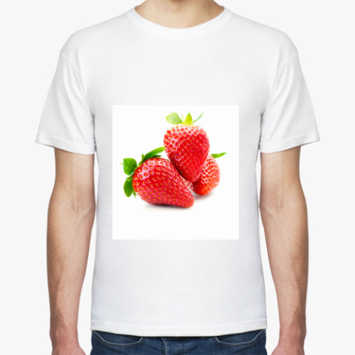 Футболка с принтом Клубника