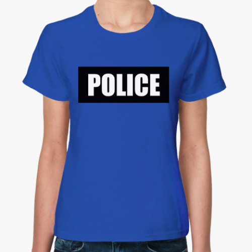 Женская футболка с принтом Police