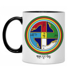 Кружка двухцветная