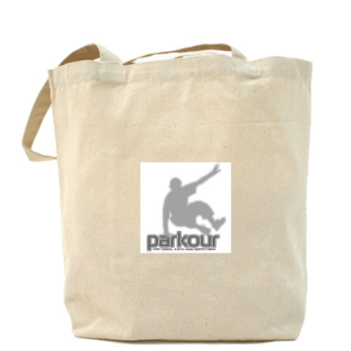 Сумка шоппер с принтом Паркур