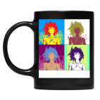 Кружка цветная UV-DTF