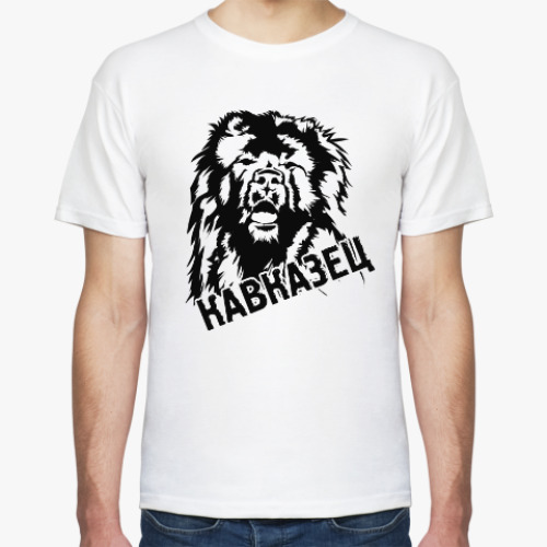 Футболка с принтом Кавказец