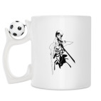 Кружка с футбольным мячиком