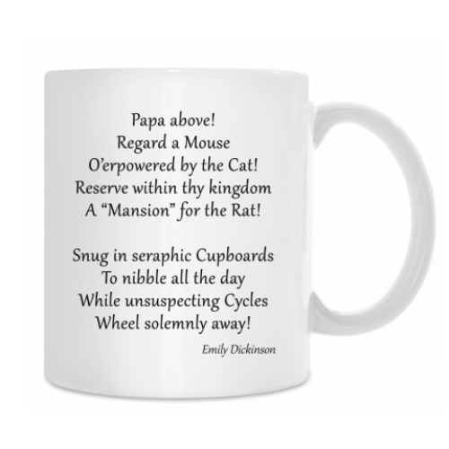 Кружка с принтом 'Мышь'