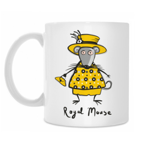 Кружка с принтом 'Мышь'