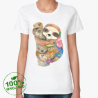 Женская футболка органик