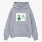 Толстовка худи оверсайз