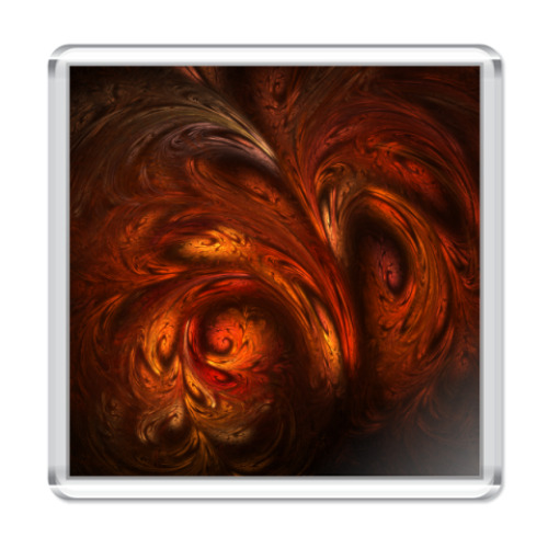 Магнит с принтом  Жар-птица