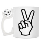 Кружка с футбольным мячиком