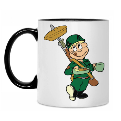 Кружка с принтом Защитник