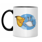 Кружка двухцветная