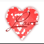 Сердце из кусочков