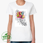 Женская футболка органик