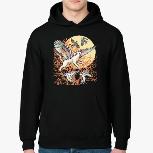 Толстовка худи с принтом Найди свою стаю