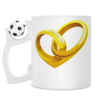 Кружка с футбольным мячиком