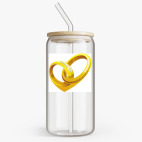 Банка с бамбуковой крышкой