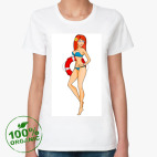 Женская футболка органик