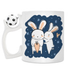 Кружка с футбольным мячиком