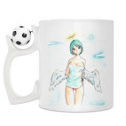 Кружка с футбольным мячиком
