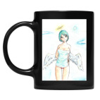 Кружка цветная UV-DTF