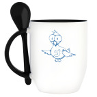 Кружка с ложкой