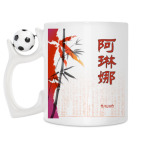 Кружка с футбольным мячиком