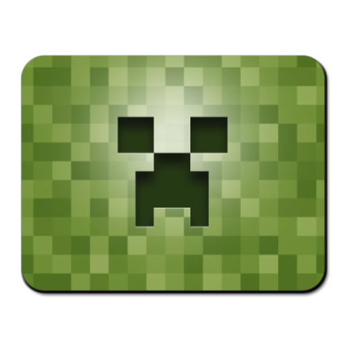 Коврик для мыши с принтом 'Крипер'