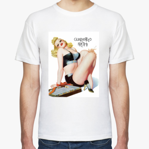Футболка с принтом Pin-Up Girl