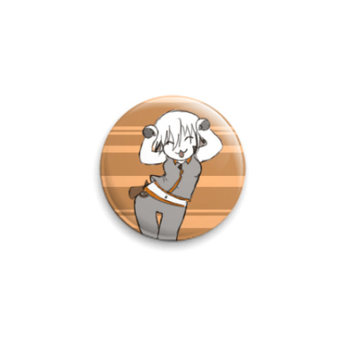 Значок 25мм с принтом Caramel dance