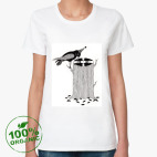 Женская футболка органик