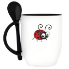 Кружка с ложкой