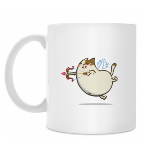 Кружка с принтом Амуркот — Пятничный Котик №42