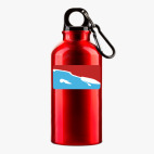 Металлическая бутылка 400 мл UV-DTF