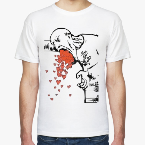 Футболка с принтом я плююсь любовью