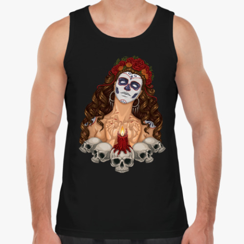 Майка с принтом День Мёртвых
