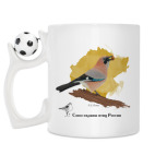 Кружка с футбольным мячиком