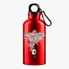 Металлическая бутылка 400 мл UV-DTF