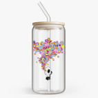 Банка с бамбуковой крышкой